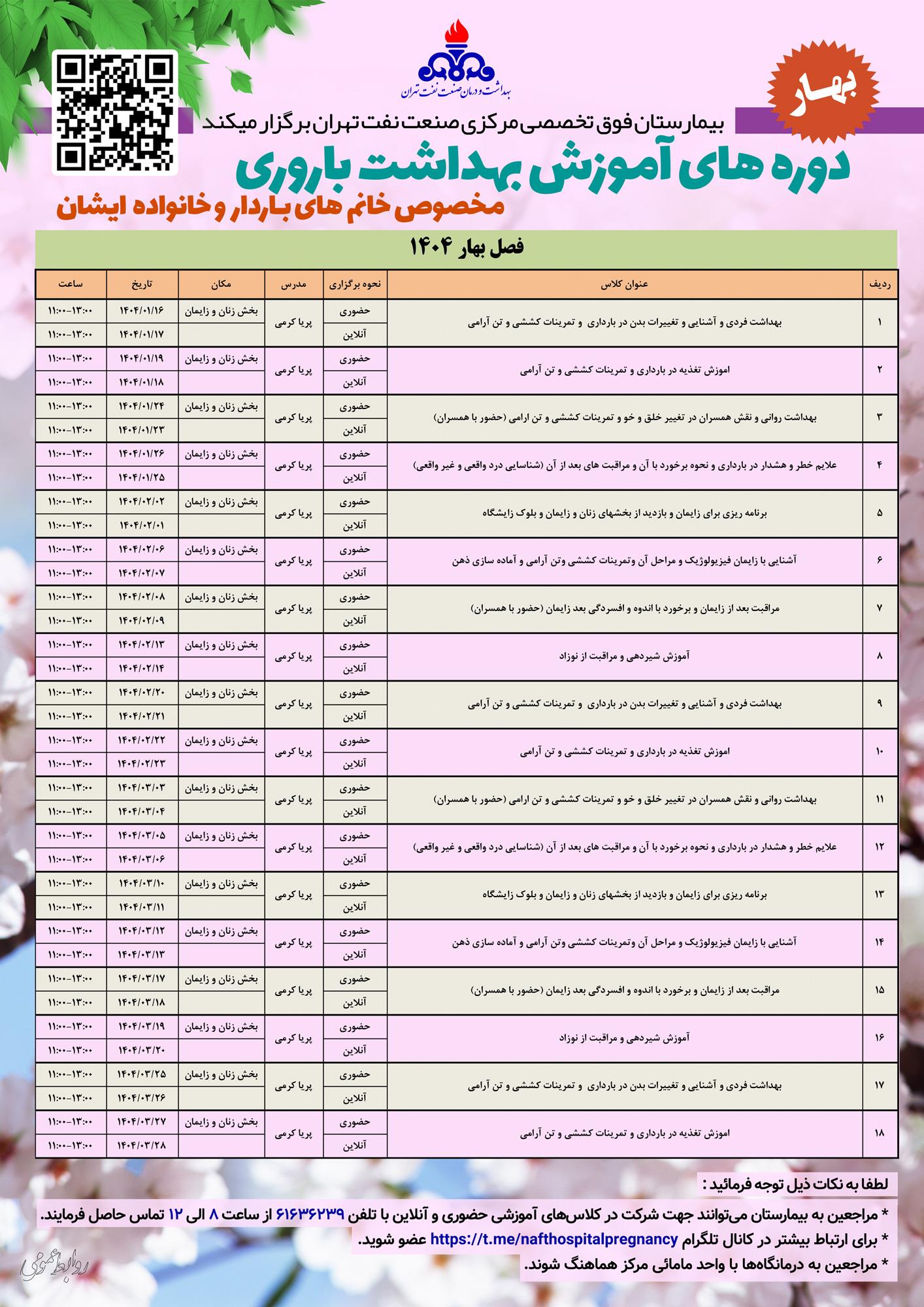 مادران باردار - بهار 1404