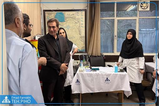 ارائه خدمات رایگان درمانی به شرکت‌کنندگان مراسم در دو موکب وزارت نفت