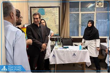 ارائه خدمات رایگان درمانی به شرکت‌کنندگان مراسم در دو موکب وزارت نفت