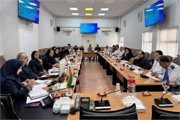 برگزاری مانور دورمیزی مدیریت حریق در بخش اورژانس بیمارستان نفت تهران