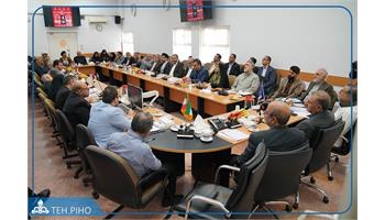 نشست مشاوران ایثارگران وزرای دولت در بیمارستان نفت تهران